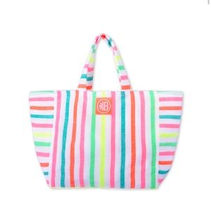 Las Bayadas - El Mauricio - Neon Rainbow Striped Beach Bag (BRAND NEW)